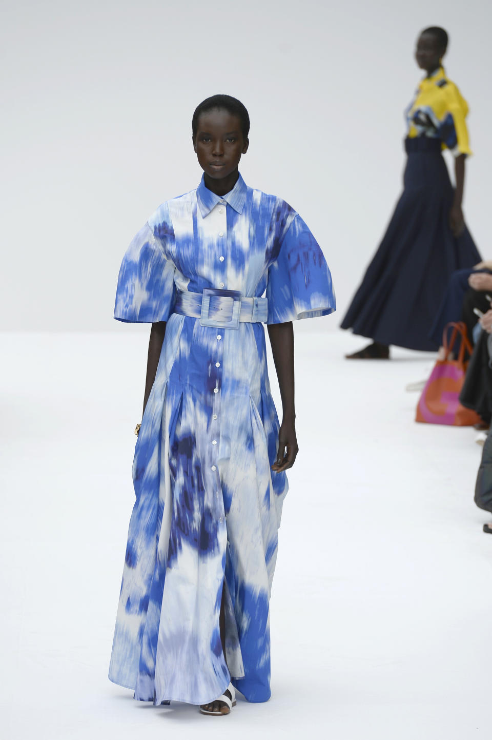 Models walk the runway at the Carolina Herrera show during New York Fashion Week on Sept. 9.&nbsp;&nbsp;