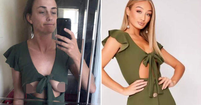 Star's 'boobs pop out' in cut out dress fail   — Australia's  leading news site