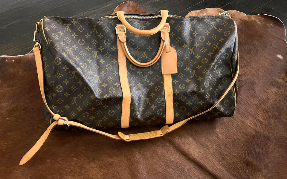 The bag that the author ultimately purchased, years after seeing a young classmate with a Louis Vuitton purse. (Courtesy Chris Cander)