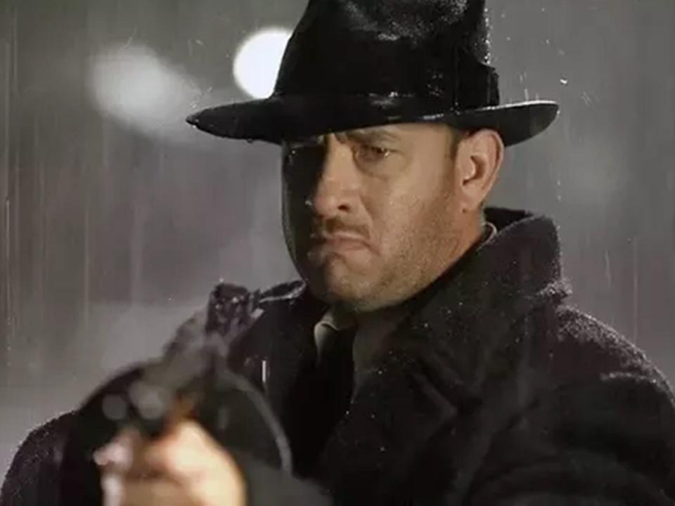 Tom Hanks in ‘Road to Perdition’, which is leaving Netflix (DreamWorks)