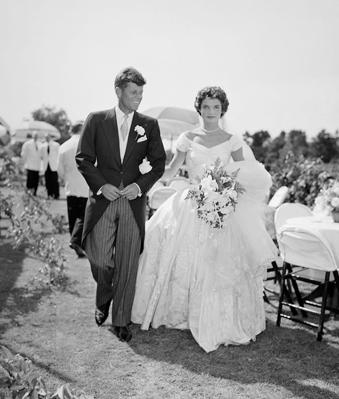 John F. Kennedy and Jackie Bouvier