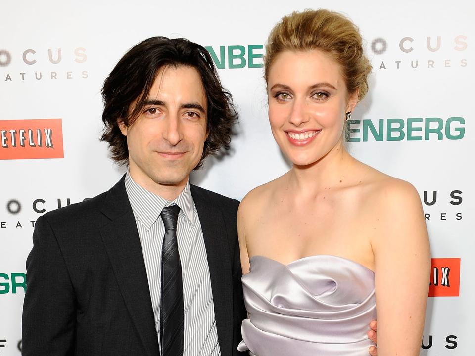 HOLLYWOOD - MARCH 18: Writer/director Noah Baumbach and actress Greta Gerwig arrive at the Los Angeles Premiere of "Greenberg" at ArcLight Cinemas on March 18, 2010 in Hollywood, California