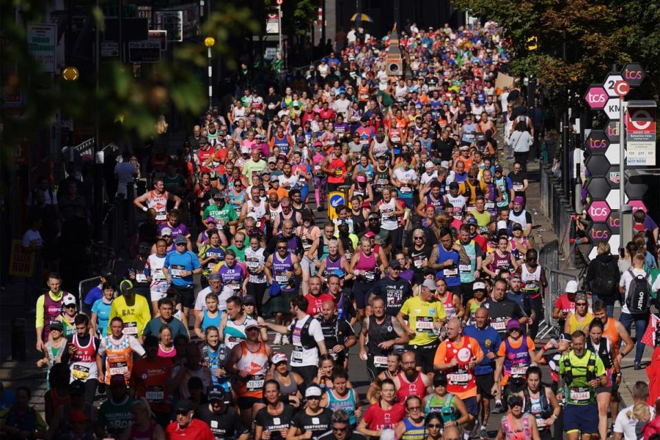 The London Marathon is one of the United Kingdom’s most famous sporting events  (PA Wire)