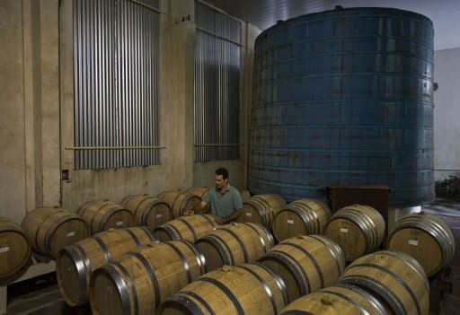 André Alcarde, profesor del Colegio de Agricultura Luiz de Queiroz, en la destilería de cachaça de ese centro de investigaciones de Piracicaba, a unos 165 km al noroeste de Sao Paulo, el 10 de abril de 2013. (AFP | nelson almeida)