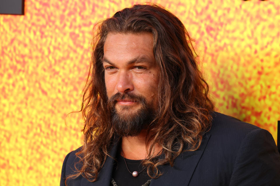 LOS ANGELES, CALIFORNIA - AUGUST 23: Jason Momoa attends Apple TV+ original series 