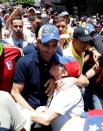 <p>Henrique Capriles en la manifestación en Venezuela. Foto: Reuters </p>