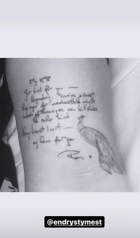 <p>Kate Beckinsale/Instagram</p> Kate Beckinsale reveals new tattoo