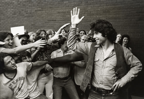 John Travolta and Fans (Photo by Ron Galella/Ron Galella Collection via Getty Images)