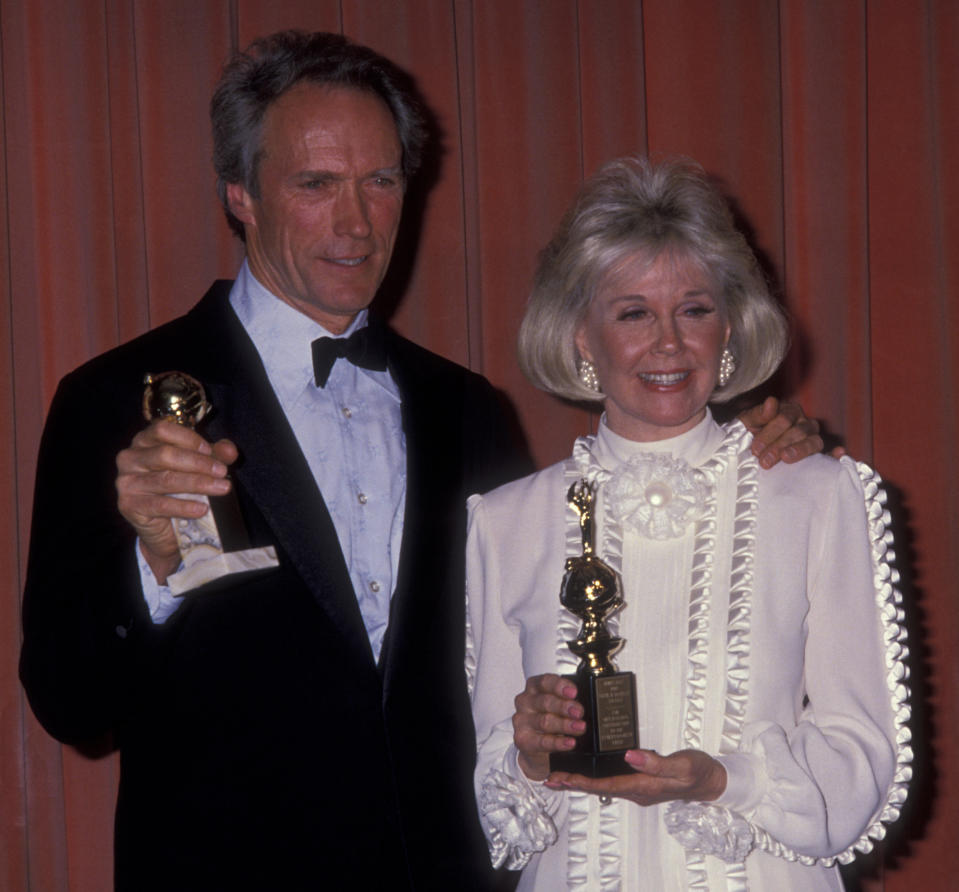 1989 nahm Doris Day bei den Golden Globes den Preis für ihr Lebenswerk entgegen - ihr letzter großer Auftritt in der Öffentlichkeit (Bild: Getty Images)