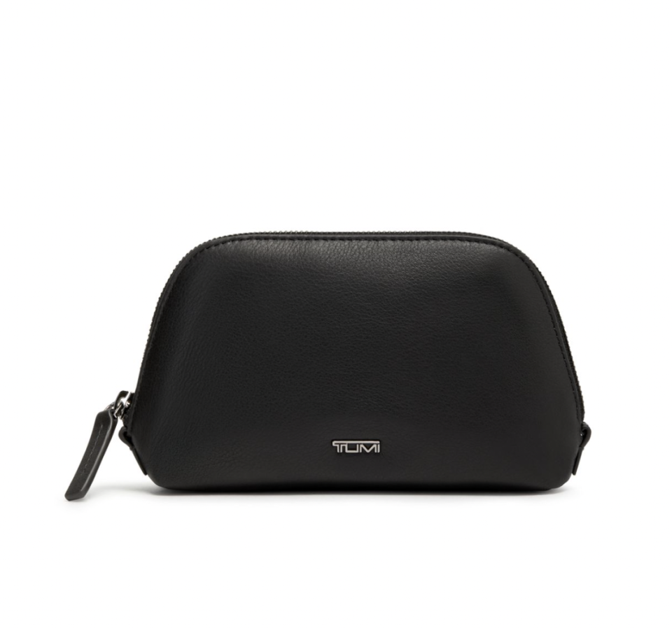 <p><a href="https://go.redirectingat.com?id=74968X1596630&url=https%3A%2F%2Fwww.tumi.com%2Fp%2Fcosmetic-pouch-01465651041%2F%3Fgad_source%3D1%26gclid%3DCjwKCAiAsIGrBhAAEiwAEzMlC87lfgfQ1R7CeQ4z8dI7FkSJHkq9-qCvf4iZuprbyEKceGz63cvMUBoCdqsQAvD_BwE&sref=https%3A%2F%2F" rel="nofollow noopener" target="_blank" data-ylk="slk:Shop Now;elm:context_link;itc:0;sec:content-canvas" class="link ">Shop Now</a></p><p>Cosmetic Pouch</p><p>Tumi</p><p>$75.00</p>