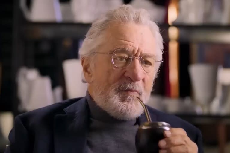 Robert De Niro degustó el mate en su visita a la Argentina