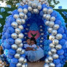 Vanessa Bryant's little one was all smiles in a blue gown while celebrating her 3rd birthday in December 2020.