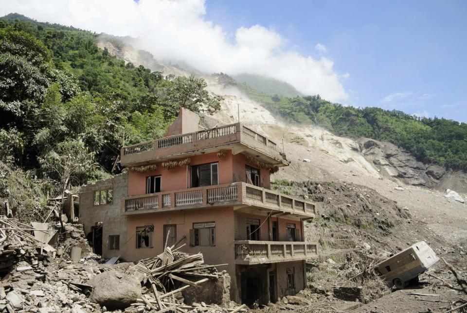 Landslide in northern Nepal