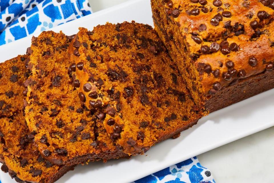 Pumpkin Chocolate Chip Bread