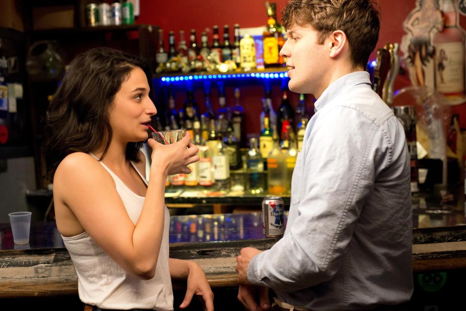 Jenny Slate and Jake Lacy in Obvious Child.