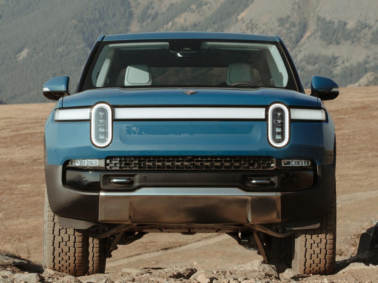 The Rivian R1T.