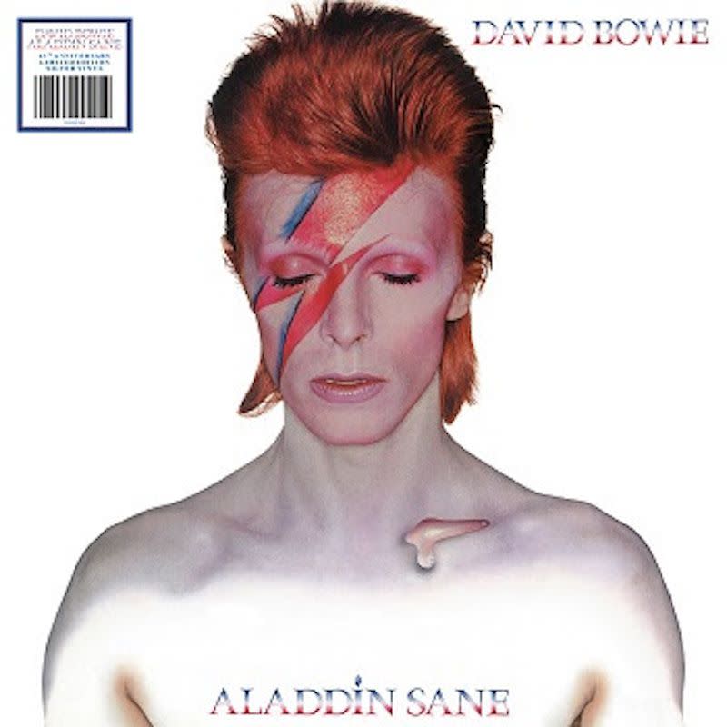 The 45th-anniversary Aladdin Sane limited vinyl will only be available in brick and mortar retail stores.