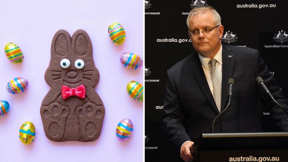 Scott Morrison has a warning this Easter. Images: Getty