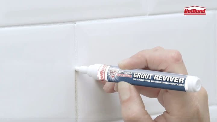 This nifty pen will quickly clean up any grotty grouting