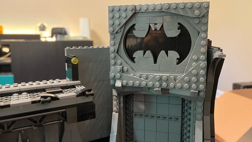 LEGO Batcave under construction