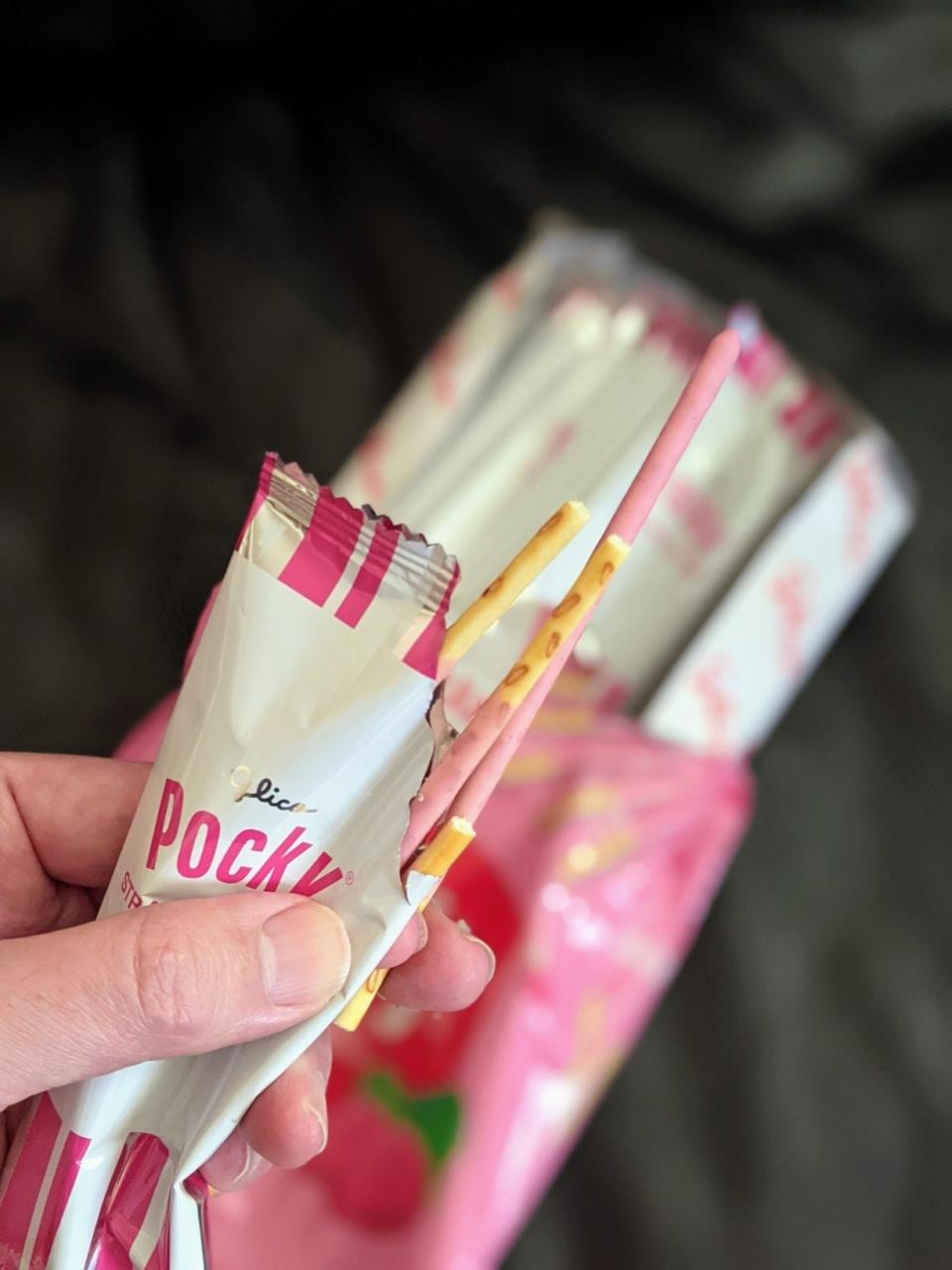 Pocky snacks