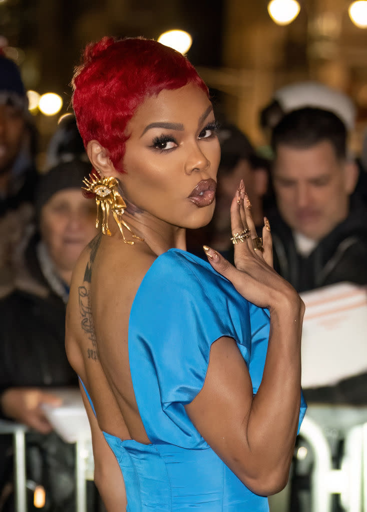 Closeup of Teyana Taylor