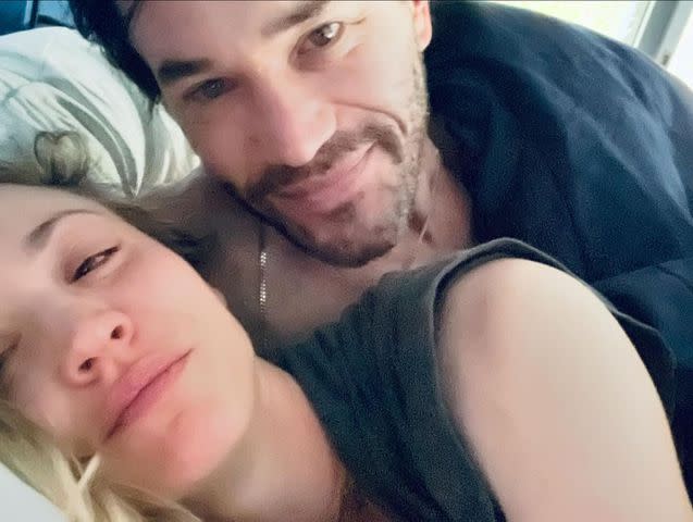 <p>Kaley Cuoco/Instagram</p> Kaley Cuoco and Tom Pelphrey