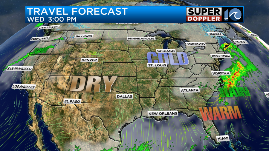 Travel Forecast Tomorrow