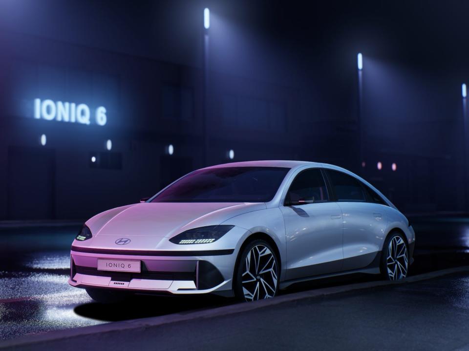 The Hyundai Ioniq 6.