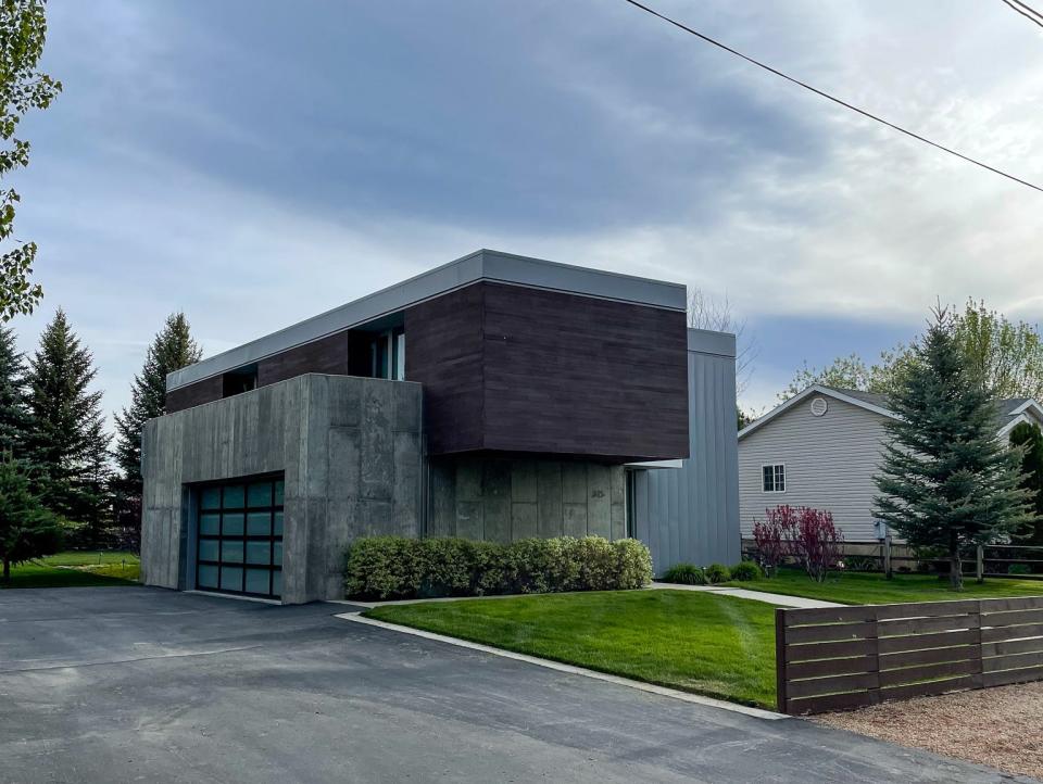 A modern home in Midway, Utah.