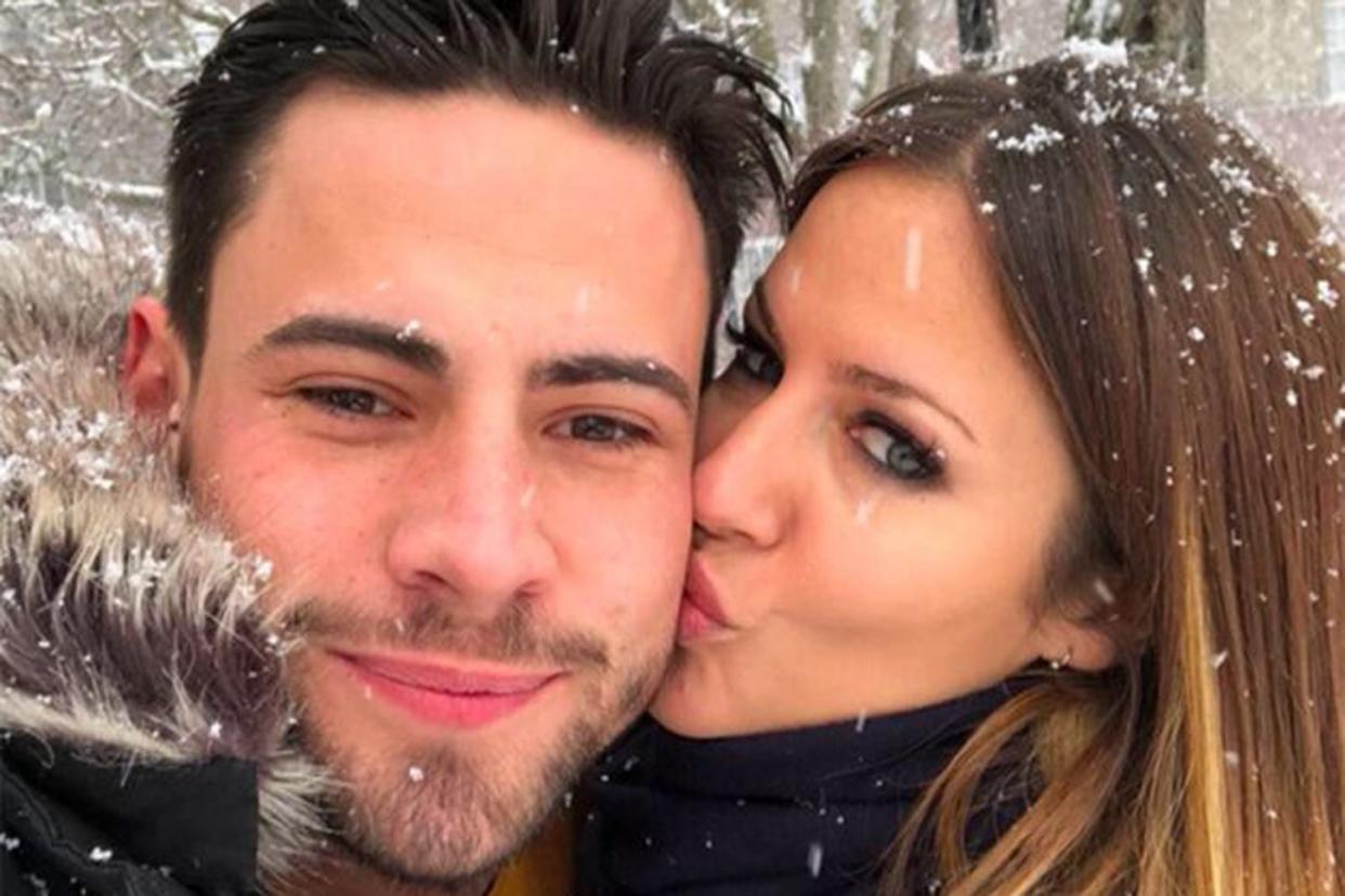 Next step: Caroline Flack and Andrew Brady have reportedly moved in together: Facebook / Andrew Brady