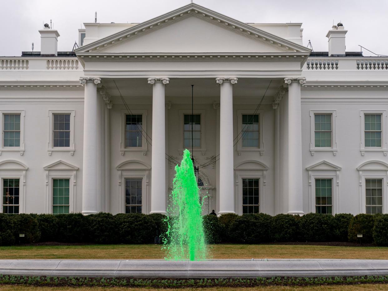 white house st patrick's day 2021