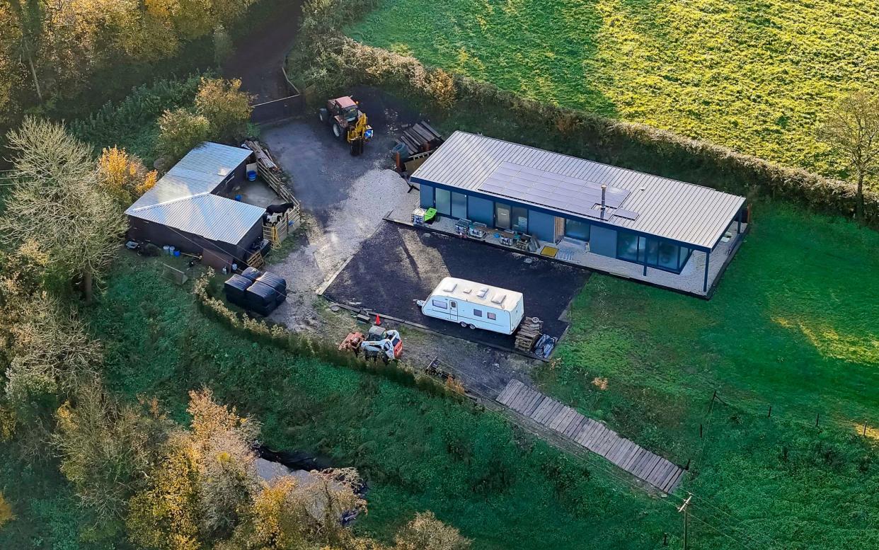 Businessman Tony Harvey failed to obtain planning permission when he built the single-storey barn-style home