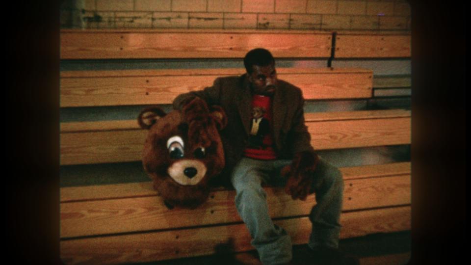 A picture of Ye in "jeen-yuhs: A Kanye Trilogy."