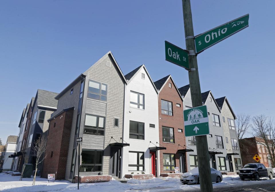A multi-family development project was photographed at Oak Street and South Ohio Avenue on the Near East side of Columbus on Wednesday, February 17, 2021.Columbus doing major overhaul of it's zoning code for the first time in more than 60 years.