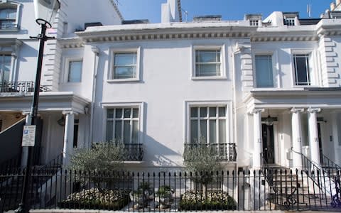 The £15 million Knightsbridge home of Zamira Hajiyeva - Credit: Paul Grover for The Telegraph