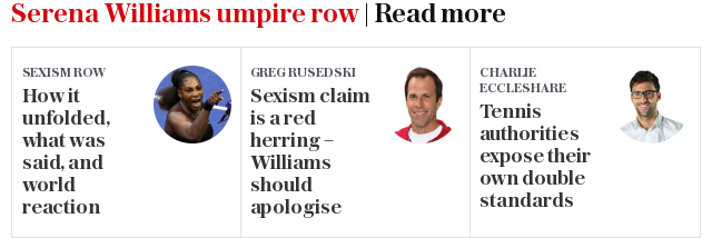 First thing's first, this is not a call for Serena Williams to apologise for her behaviour during September's US Open final.