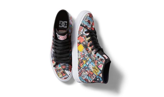 DC Shoes x Marvel Deadpool Collection - The Kickz Stand