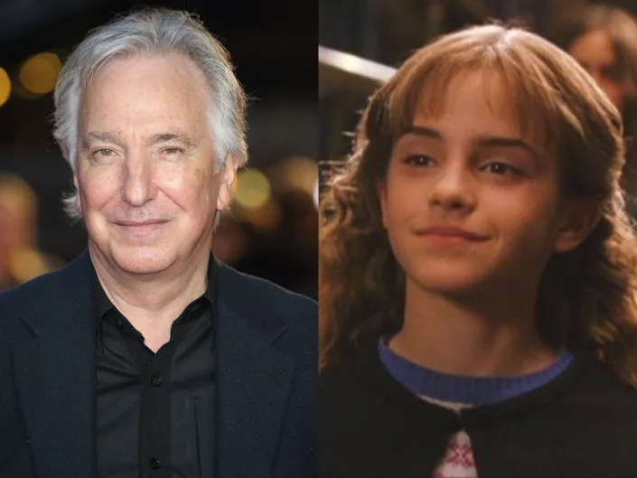 Alan Rickman and Emma Watson