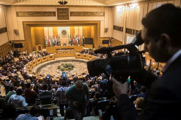 The Arab League meeting in Cairo on November 19, 2017 was called by Saudi Arabia