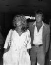 <p><em>Charlie's Angels </em>star Farrah Fawcett wed Lee Majors in 1973 and they <a href="http://www.usmagazine.com/celebrity-news/news/farrah-fawcett-reunited-with-ex-lee-majors-before-death-2009306" rel="nofollow noopener" target="_blank" data-ylk="slk:were married;elm:context_link;itc:0;sec:content-canvas" class="link ">were married</a> for nine years before separating in 1982. After almost two decades of silence, the pair reconnected shortly before Fawcett's death in 2009. </p>