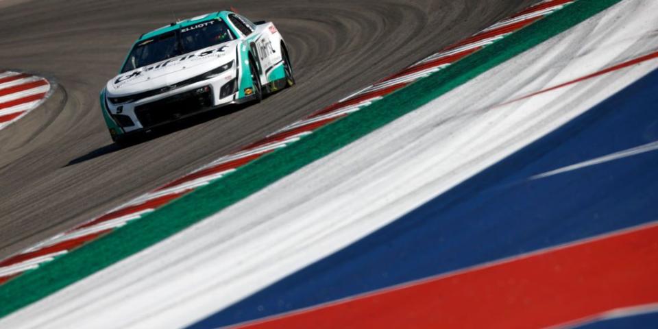 austin, texas march 26 jordan taylor, driver of the 9 unifirst chevrolet, drives during the nascar cup series echopark automotive grand prix at circuit of the americas on march 26, 2023 in austin, texas photo by chris graythengetty images