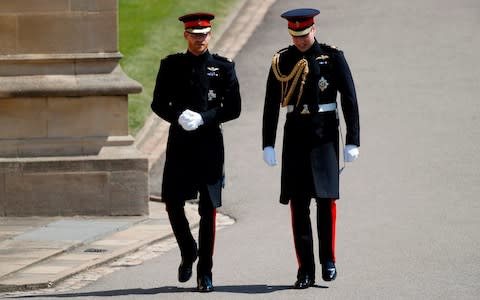 Prince Harry wedding outfit - Credit: AFP