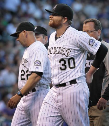 Anderson's last season with the Rockies was cut short by a back injury that required surgery. (AP)