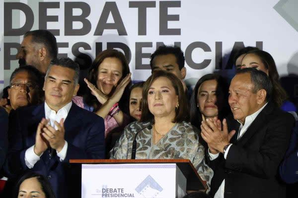 Xóchitl Gálvez después del segundo debate presidencial 