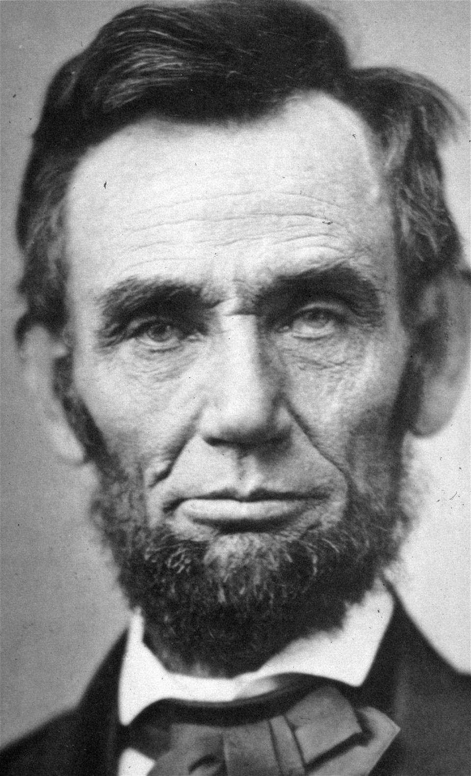 Abraham Lincoln is shown in this  November 8, 1863 photo.