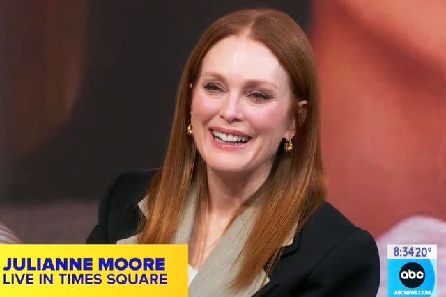 <p>ABC</p> Julianne Moore on 'Good Morning America'