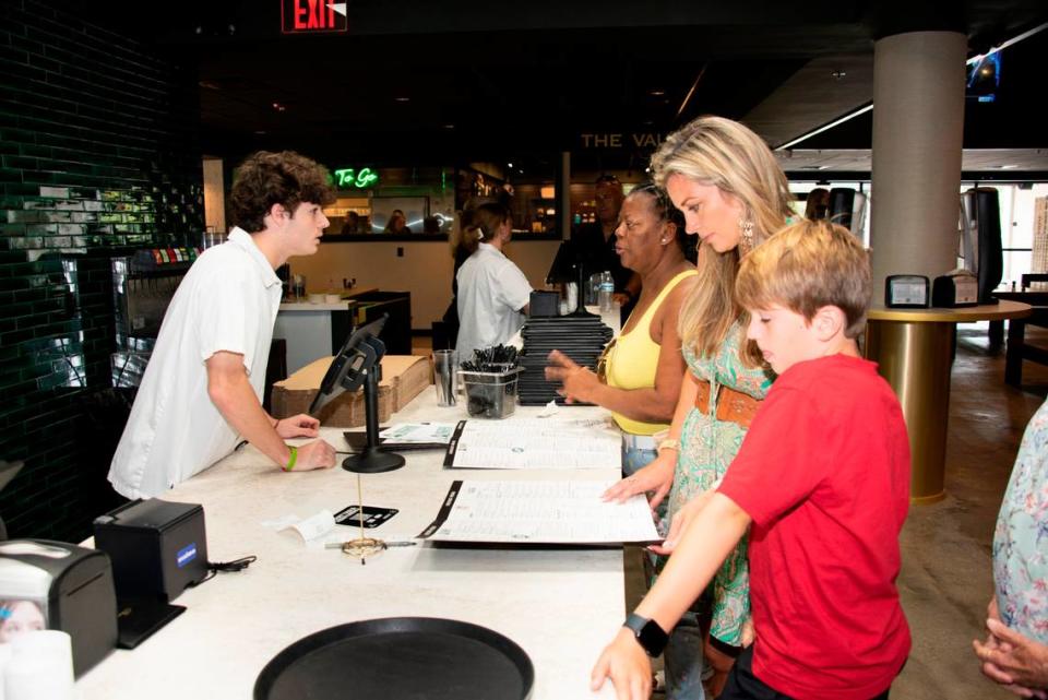 The Bank’s first guests enjoyed a variety of dining options opening day, June 6, 2023.