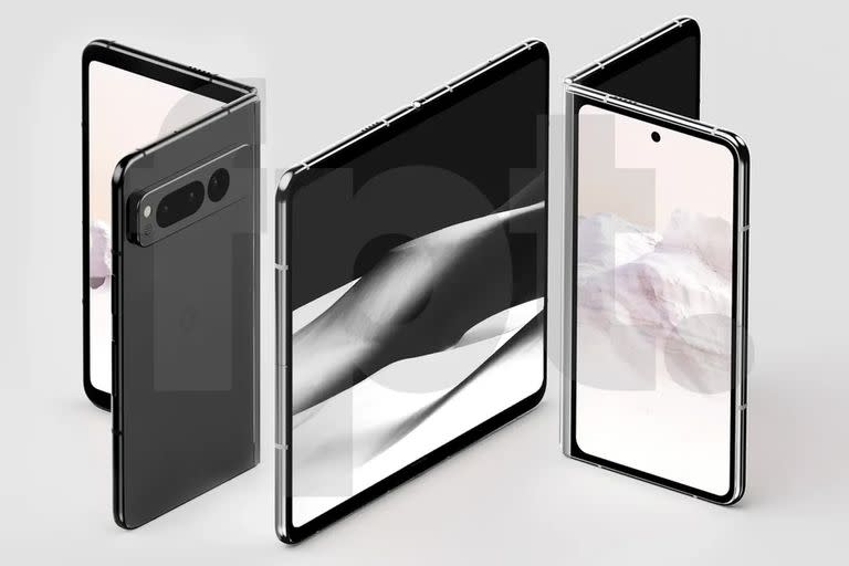 Así sería el Pixel Fold, el primer smartphone plegable de Google, que podría ser presentado el 10 de mayo en el  Google I/O 2023