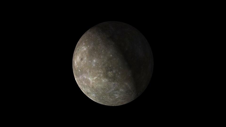 An illustration of Mercury.